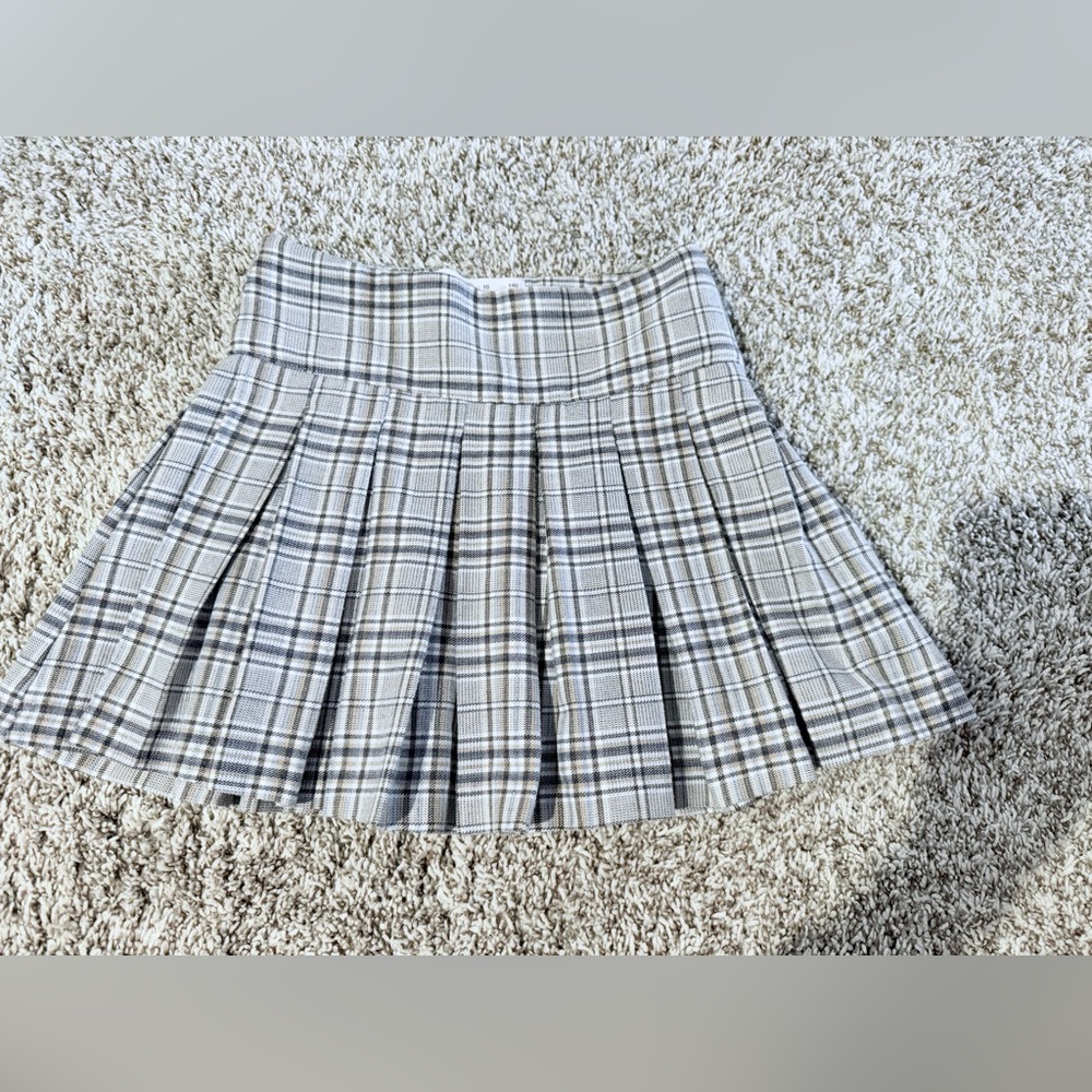 Zara Plaid Mini Skirt